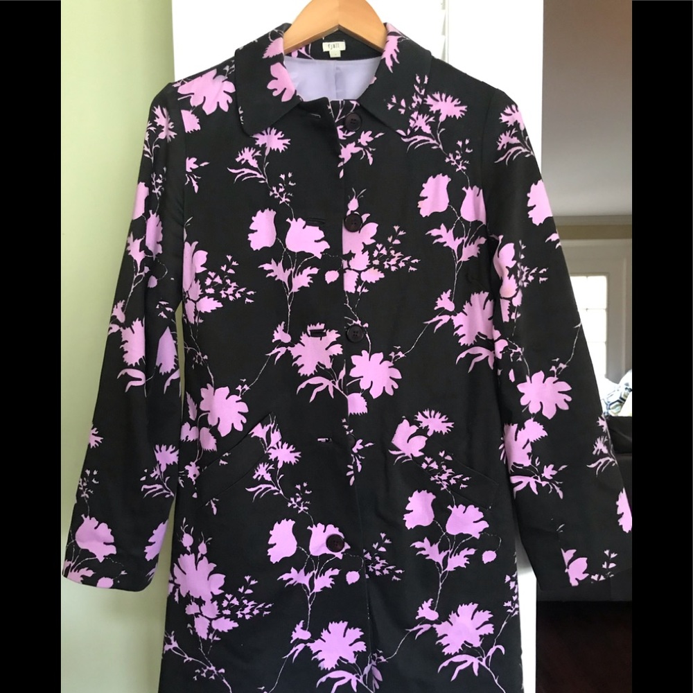 Brown & Pink Pea Coat